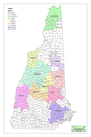 NHEC district map NHEC district map