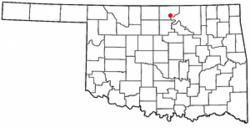 Ponca City map Ponca City map