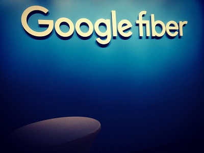 Google Fiber wall logo Google Fiber wall logo
