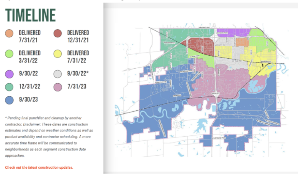 West Des Moines Conduit Construction Map West Des Moines Conduit Construction Map