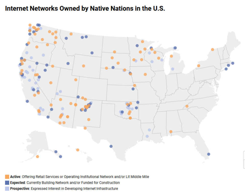 Tribal Networks Map