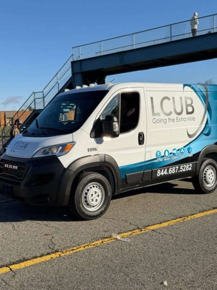 Lenoir City Utilities Board service van 