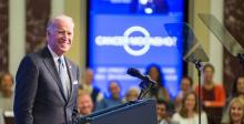 President Biden at podium