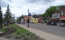 Small Downtown of Watertown, MN in Carver County 
