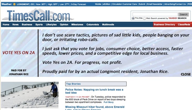 Pro Longmont 2A ad